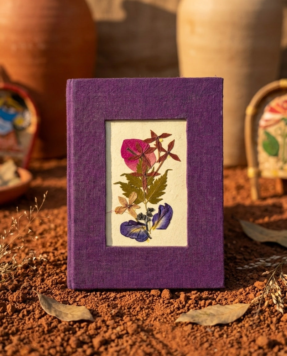 Iklil Pressed Petal Journal – Blossom Pink