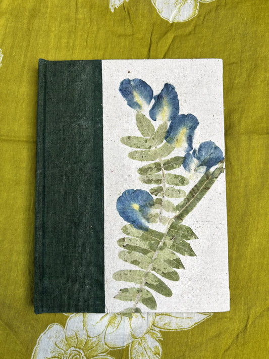Iklil Split-Canvas Journal – Blue Meadow