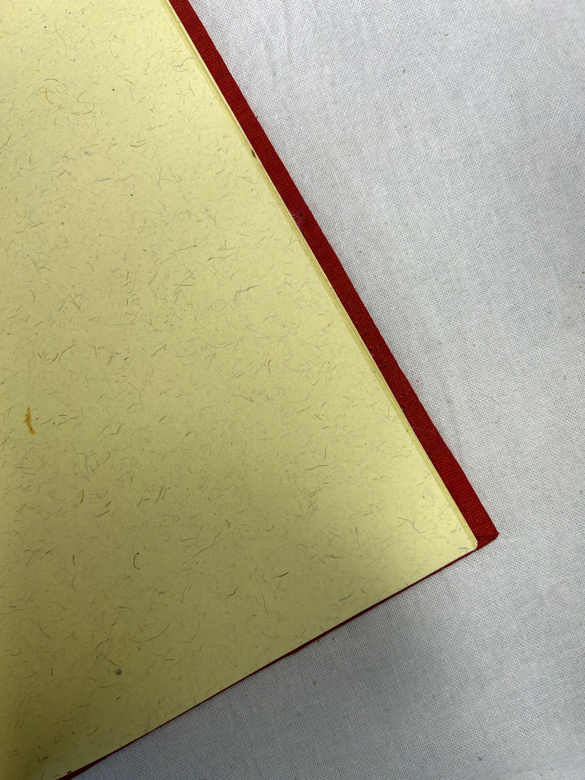 Iklil Pressed Petal Journal – Vermilion Red