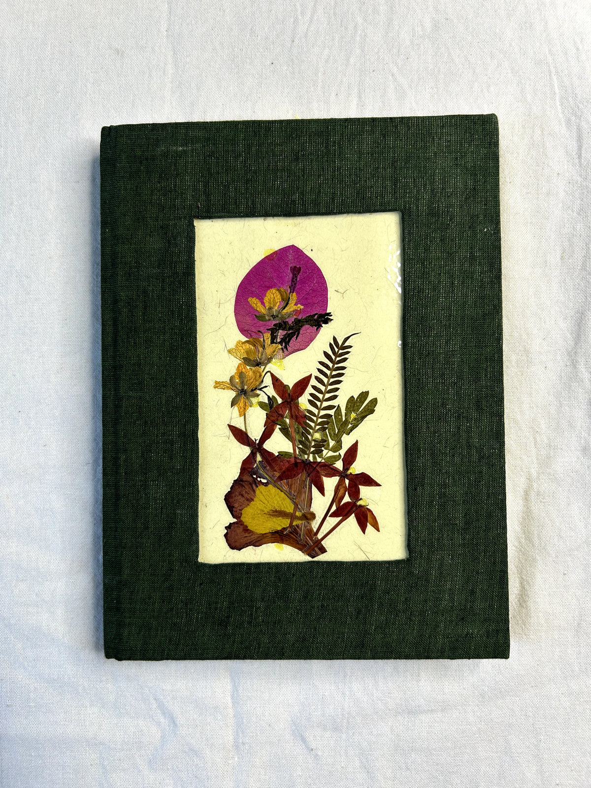 Iklil Pressed Petal Journal – Sage Green