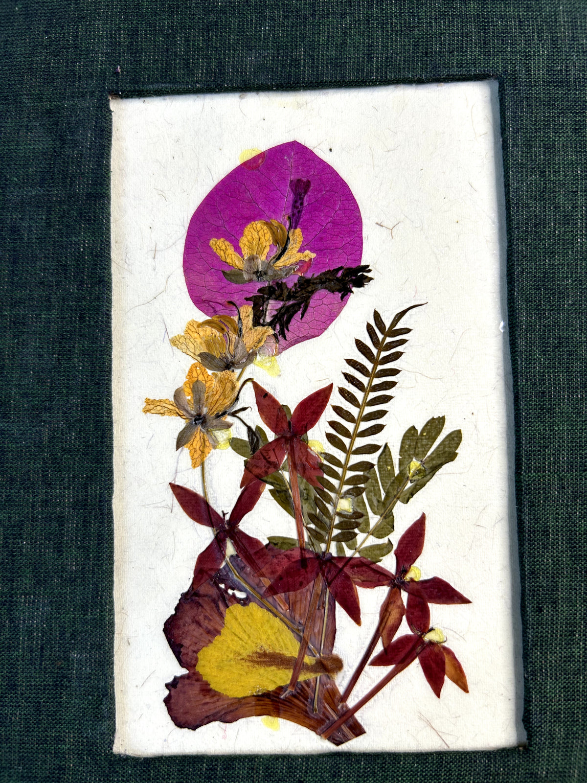 Iklil Pressed Petal Journal – Sage Green