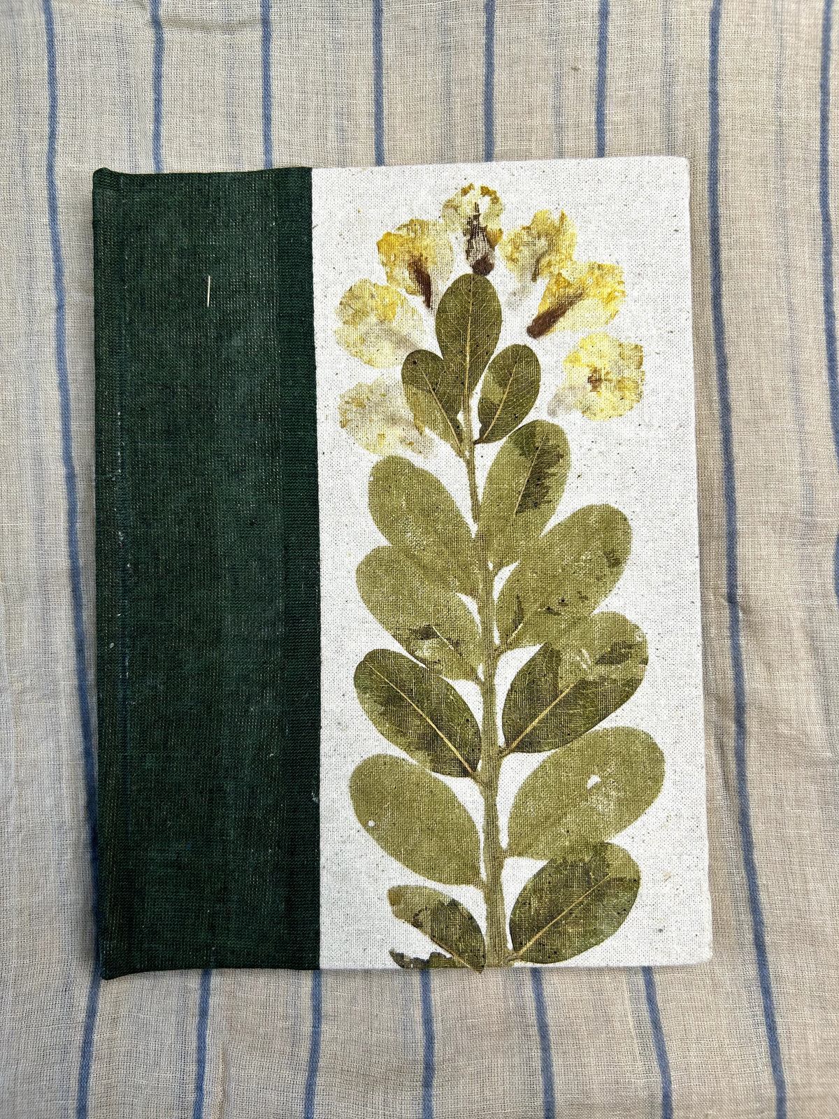 Iklil Split-Canvas Journal – Golden Grove
