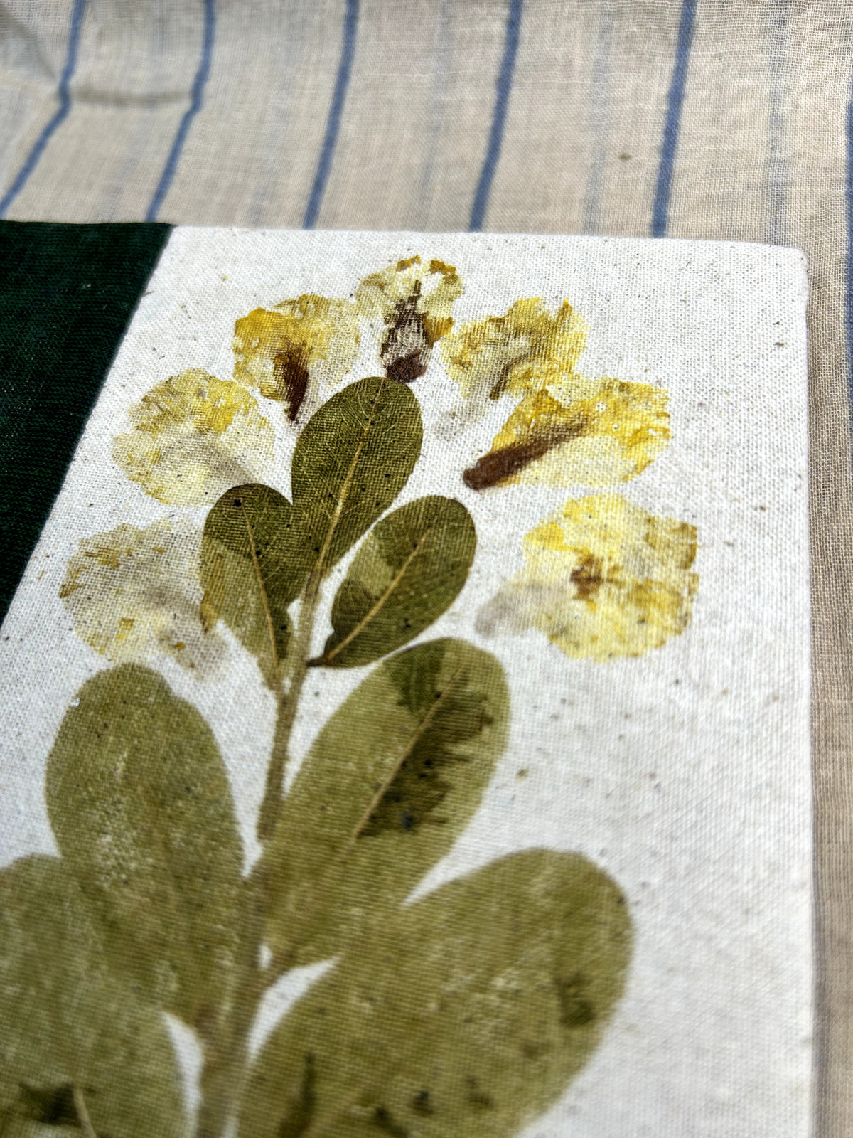 Iklil Split-Canvas Journal – Golden Grove