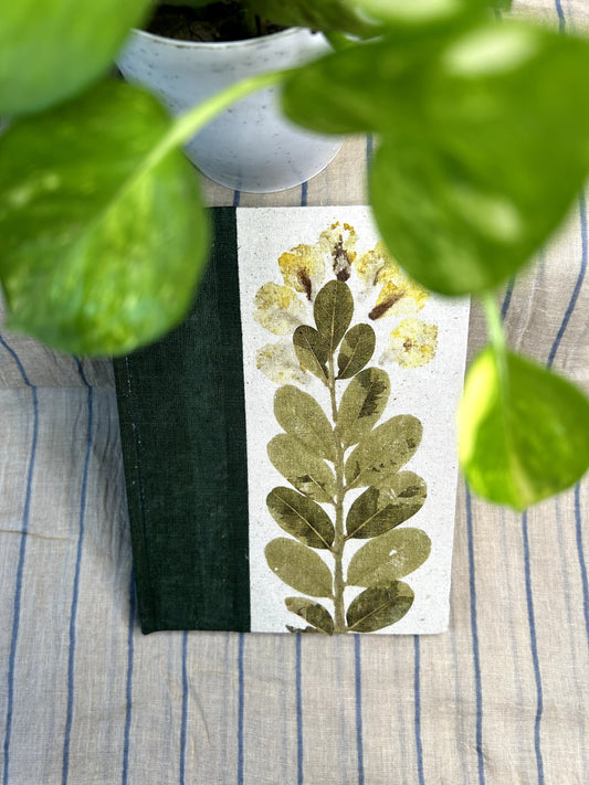 Iklil Split-Canvas Journal – Golden Grove