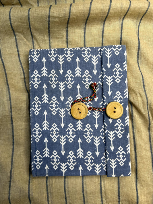 Iklil Wrap-Closure Journal – Slate Arrows