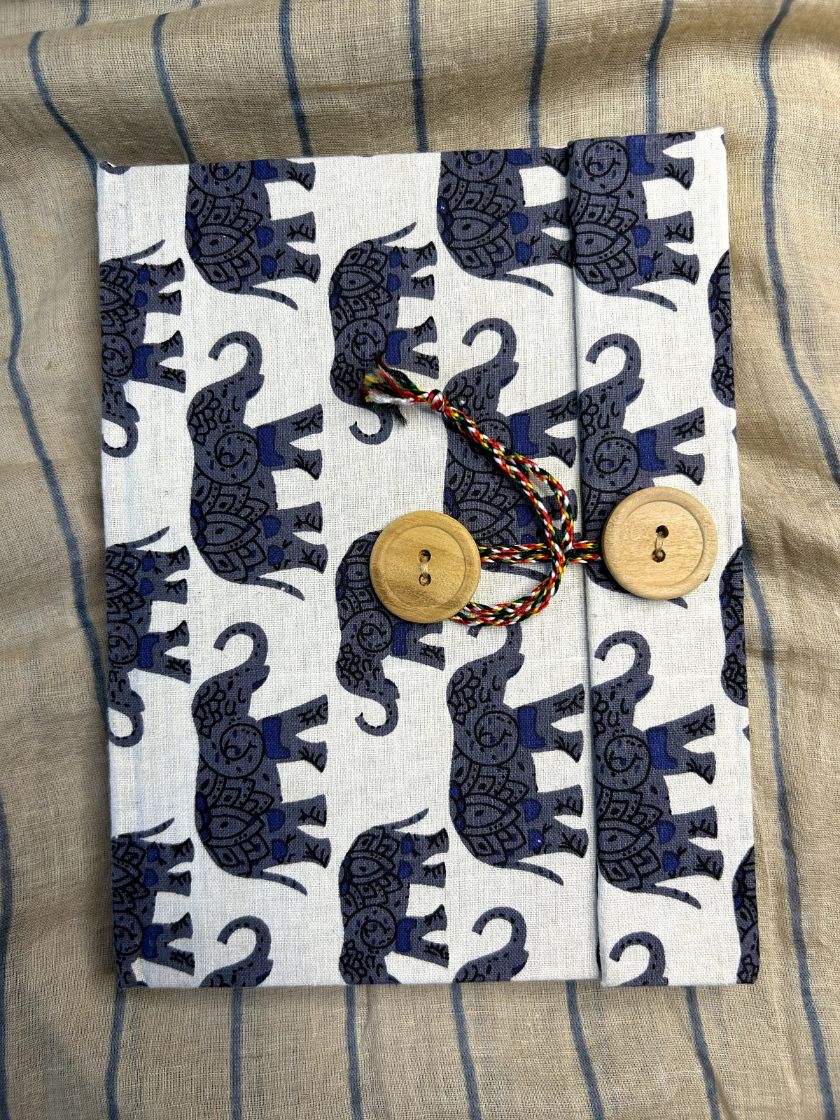 Iklil Wrap-Closure Journal – Indigo Caravan