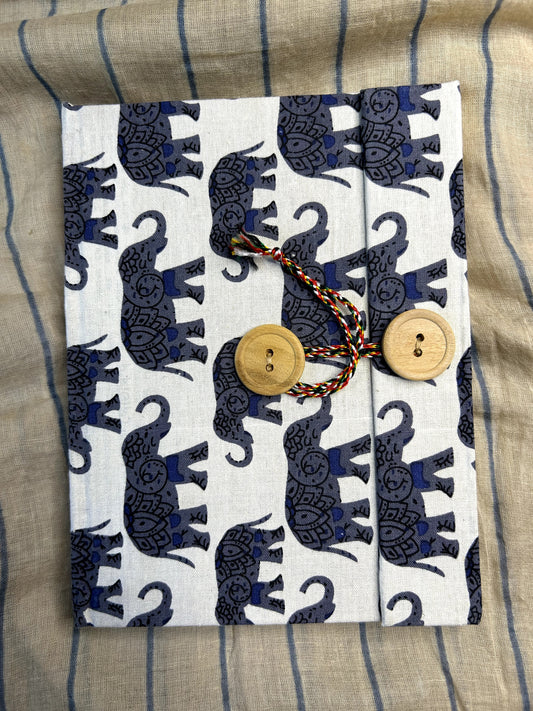 Iklil Wrap-Closure Journal – Indigo Caravan