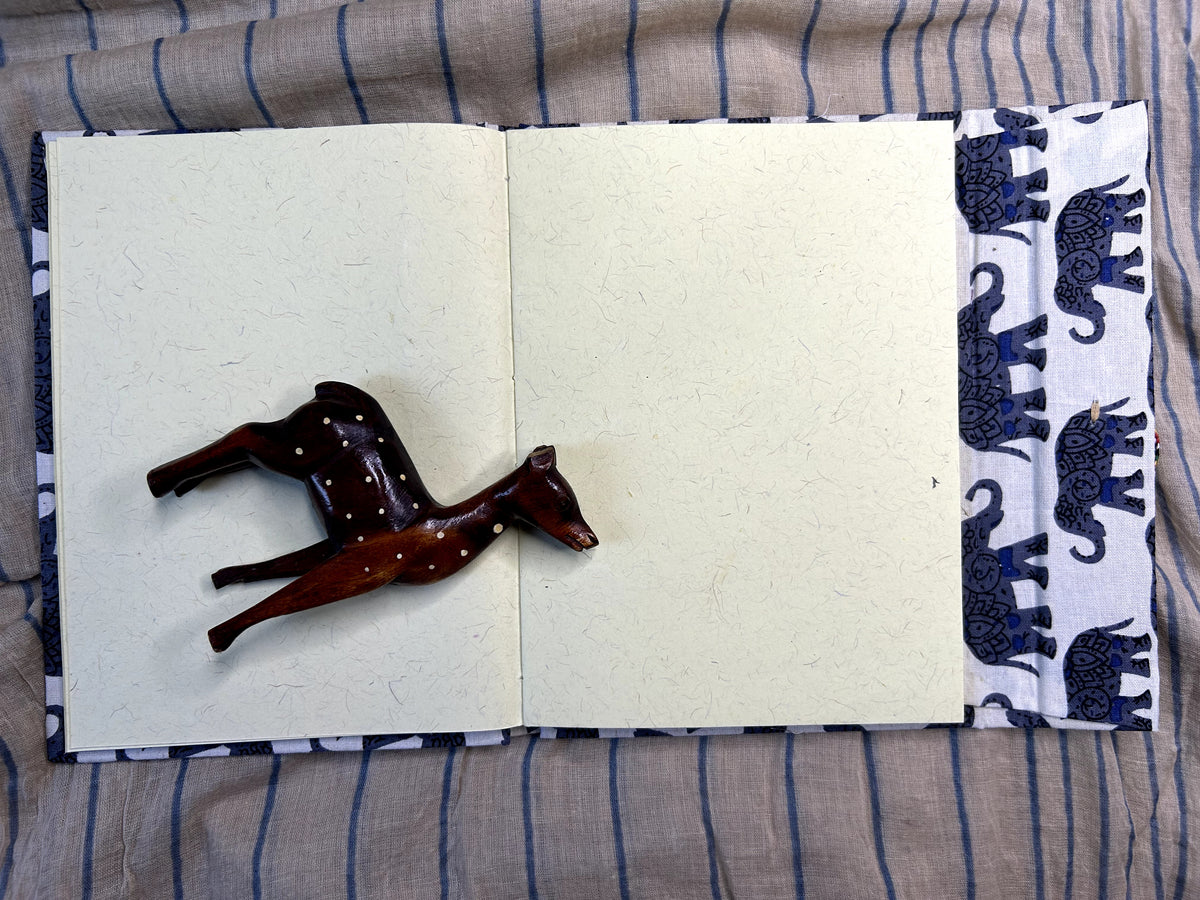 Iklil Wrap-Closure Journal – Indigo Caravan