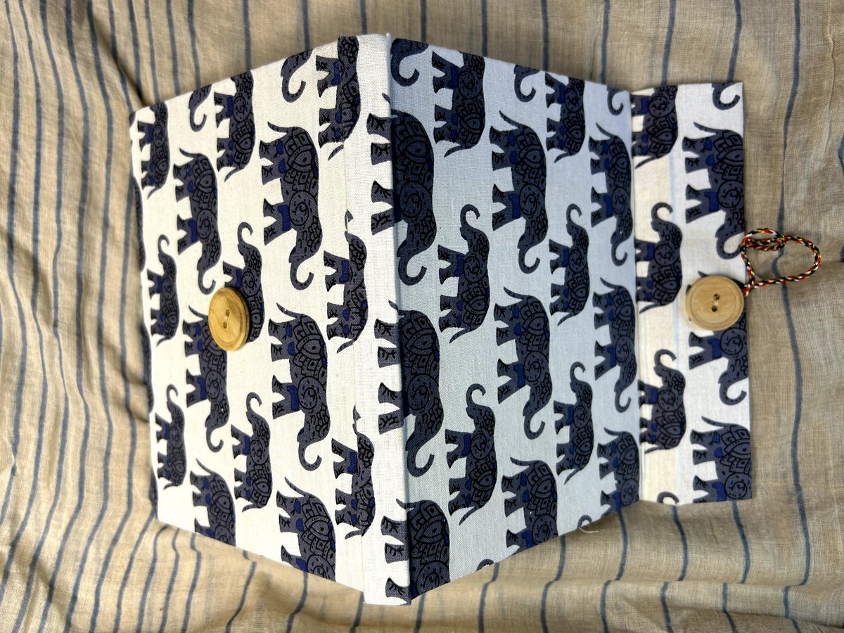 Iklil Wrap-Closure Journal – Indigo Caravan